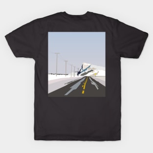 Winter road. T-Shirt